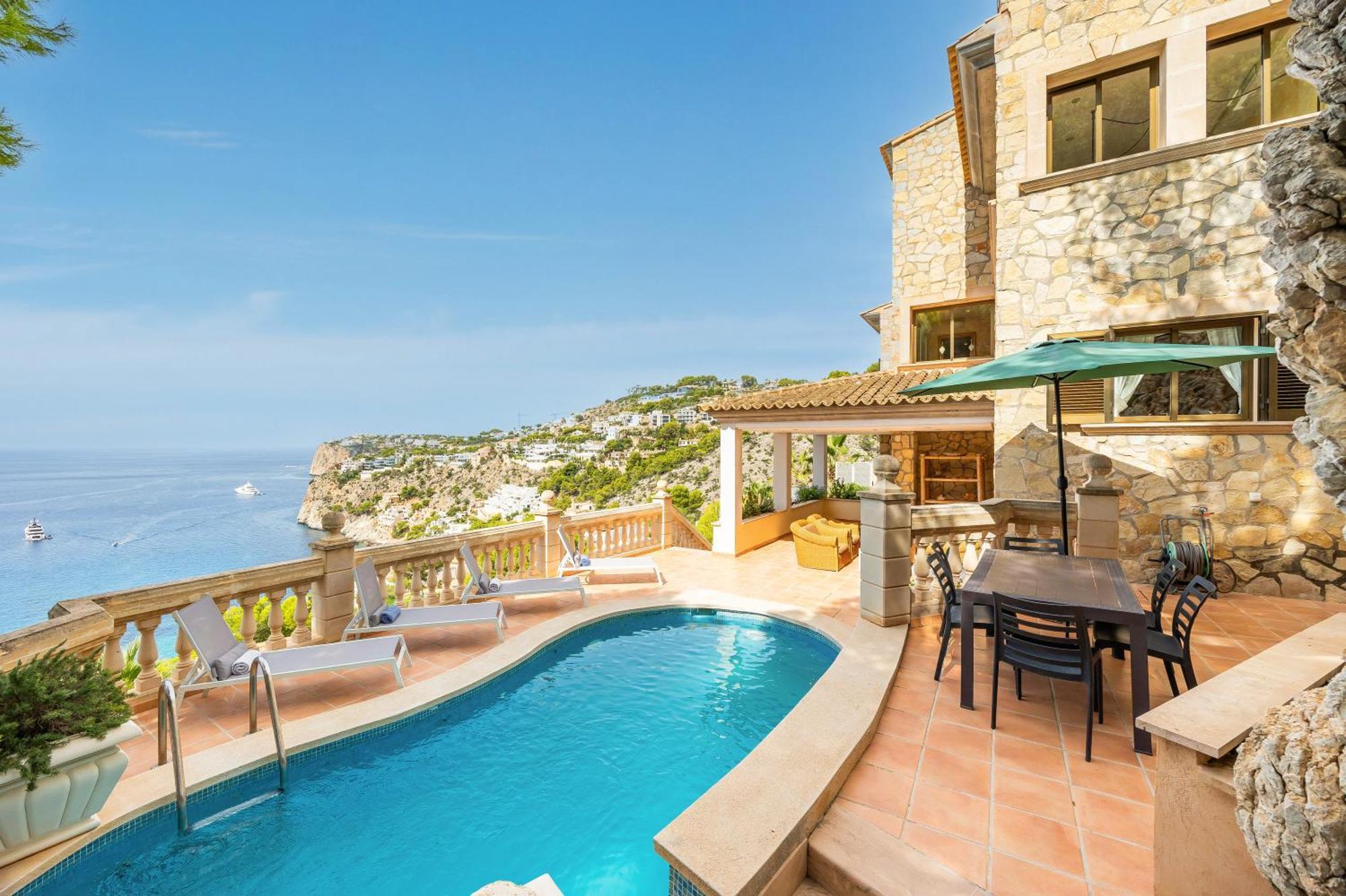 Villa Cala Llamp Andratx Esterno foto