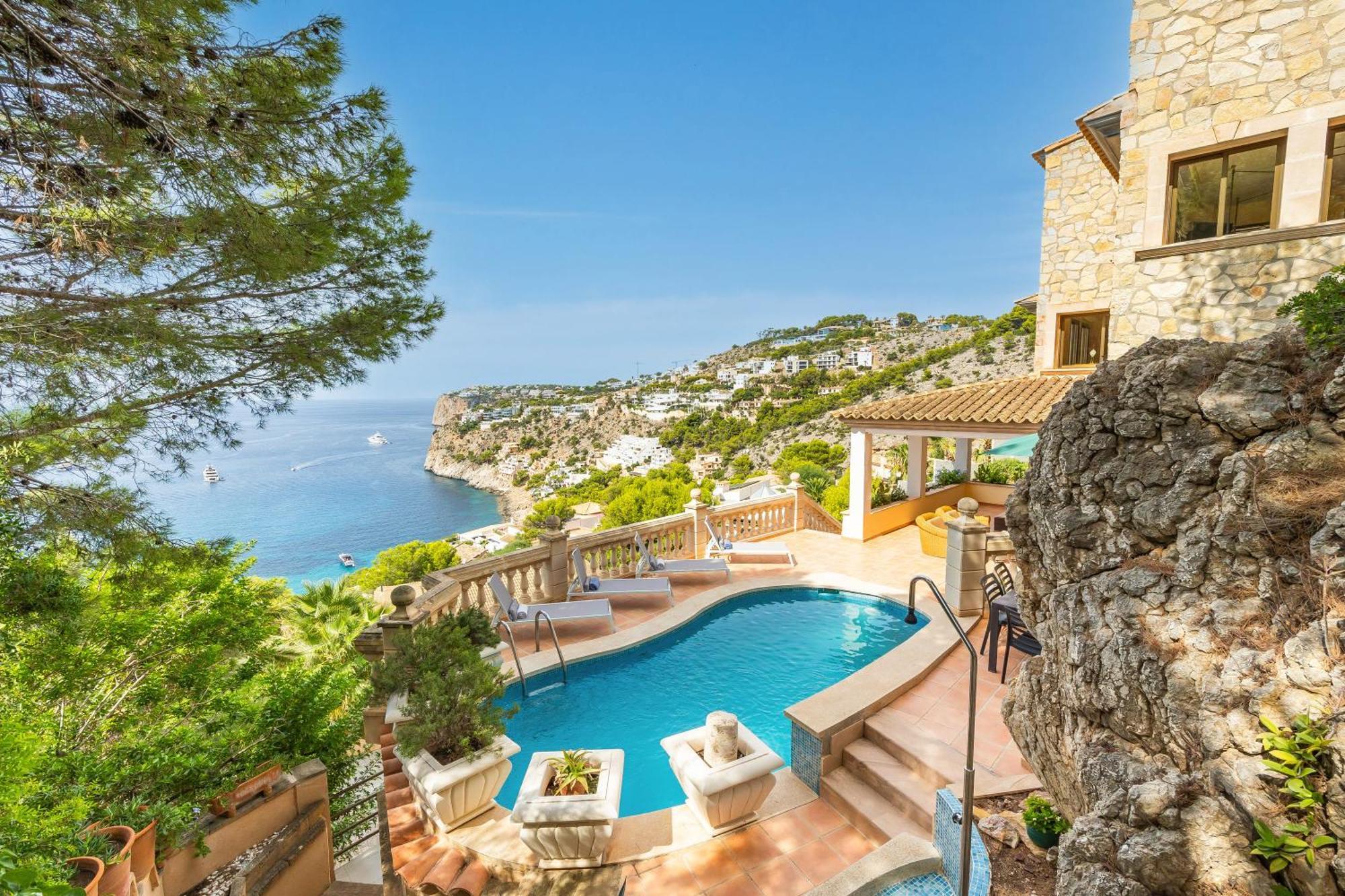 Villa Cala Llamp Andratx Esterno foto